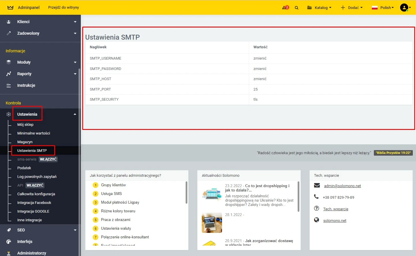Bramka SMTP do wysyłania e-maili - 2