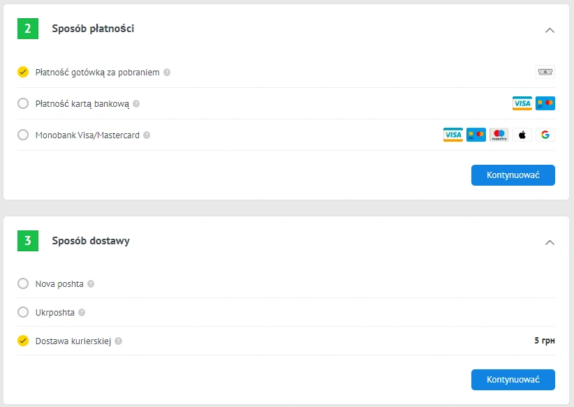 Wtyczka Uzależnienie metod płatności od dostawy - na platformie do szybkiego tworzenia sklepów internetowych osCommerce Solomono - 2