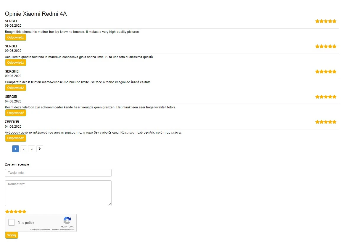 Recenzje produktu - 2