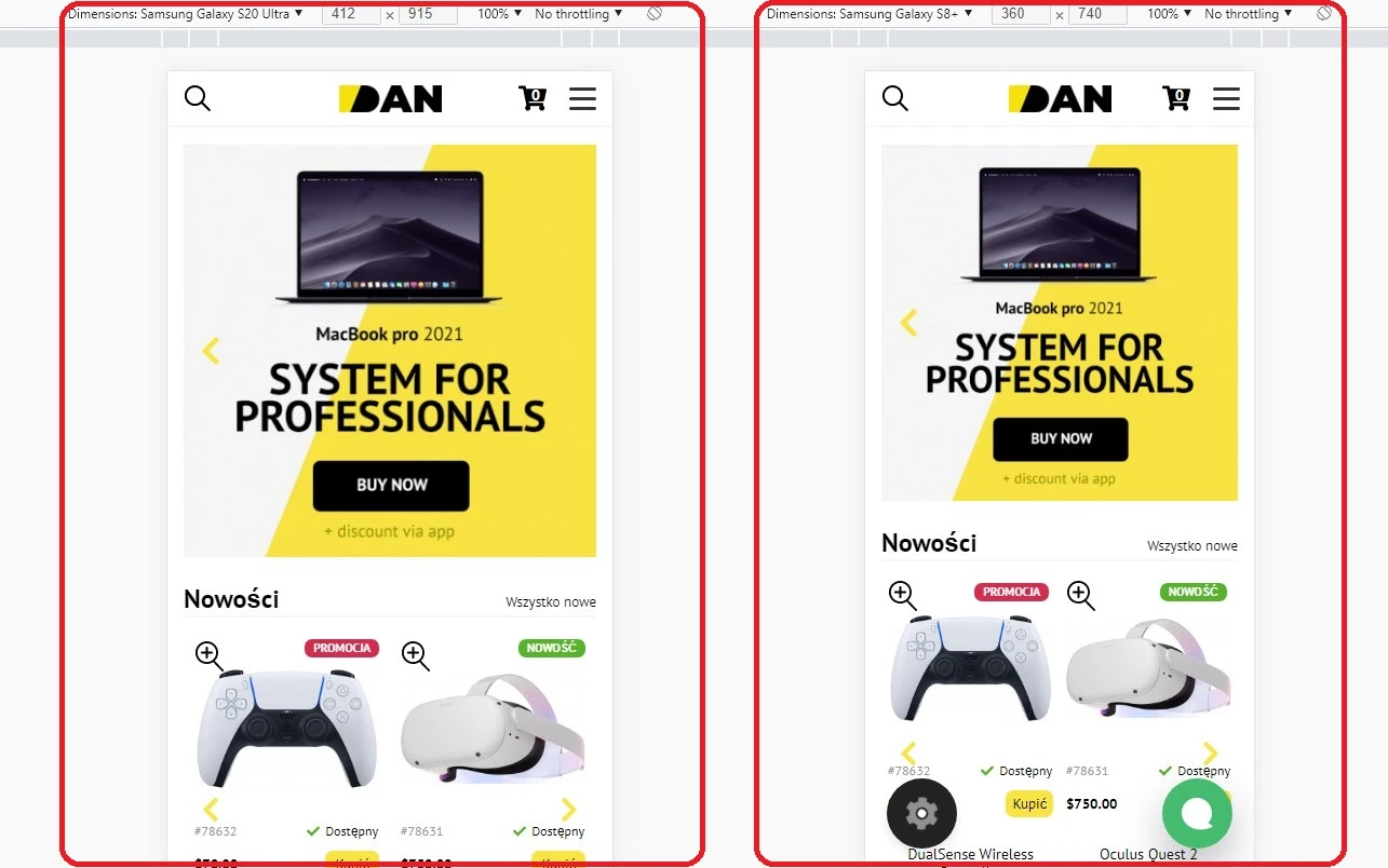 Wtyczka Adaptacyjny układ (mobile-ready) - na platformie do szybkiego tworzenia sklepów internetowych osCommerce Solomono - 1 Adaptacyjny układ (mobile-ready) - 1