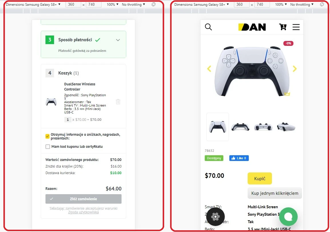 Wtyczka Adaptacyjny układ (mobile-ready) - na platformie do szybkiego tworzenia sklepów internetowych osCommerce Solomono - 2 Adaptacyjny układ (mobile-ready) - 2