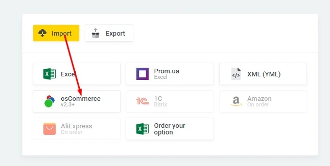 Database migration (osCommerce) module for osCommerce webstore - Solomono - 1 Database migration (osCommerce) - 2