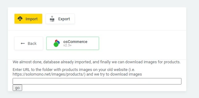 Database migration (osCommerce) module for osCommerce webstore - Solomono - 4 Database migration (osCommerce) - 5