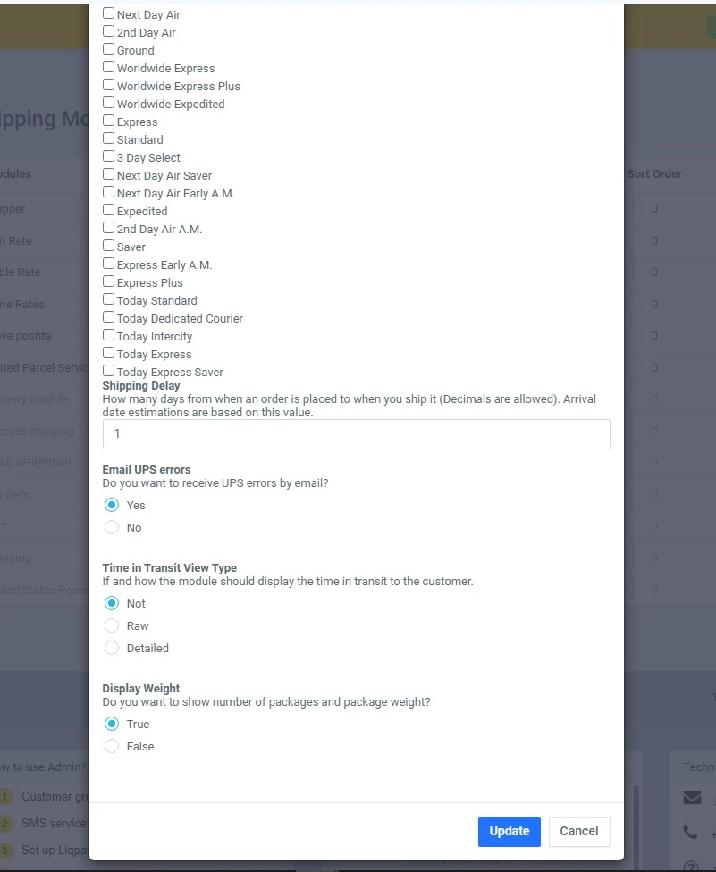UPS Shipping module (API) - 3