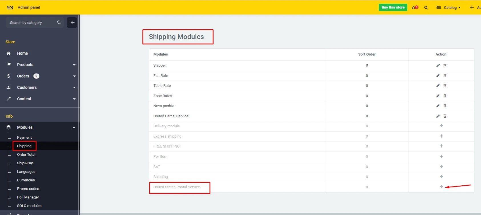 USPS Shipping module (API) - 1