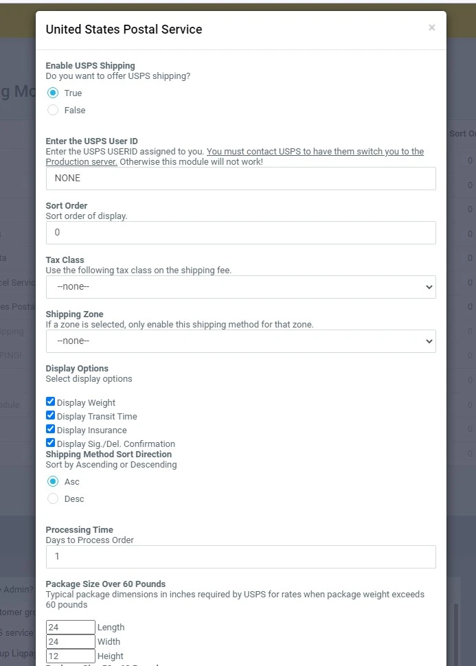 USPS Shipping module (API) - 2