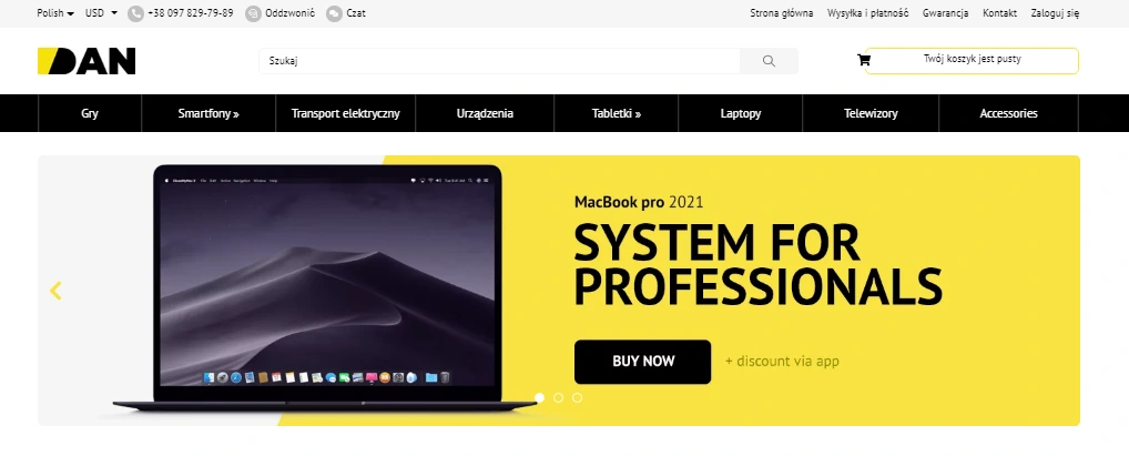 Wtyczka Banery na stronie głównej - na platformie do szybkiego tworzenia sklepów internetowych osCommerce Solomono - 1 Banery na stronie głównej - 1