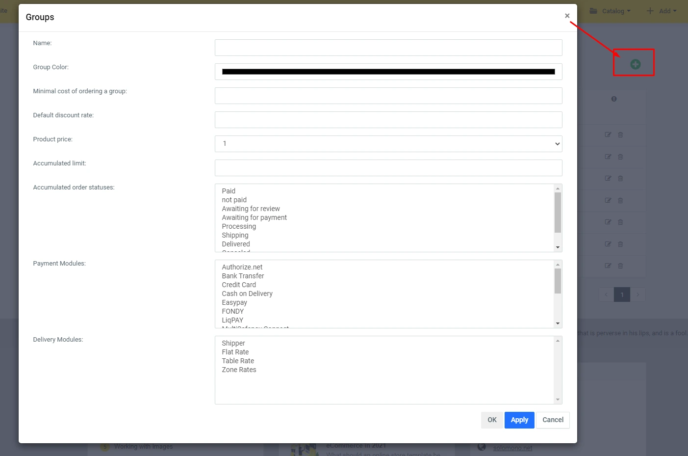 Customers groups - 3