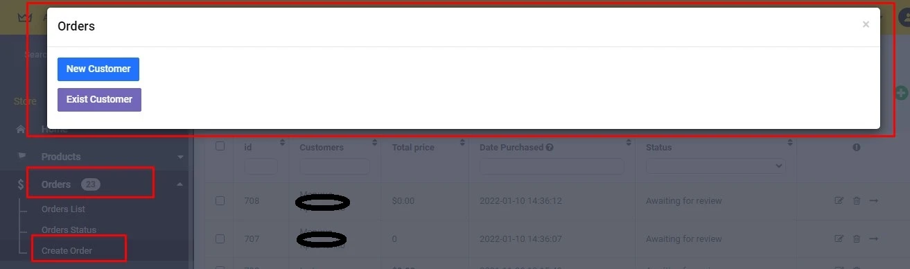 Creating order in admin module for osCommerce webstore - Solomono - 1 Creating order in admin - 1