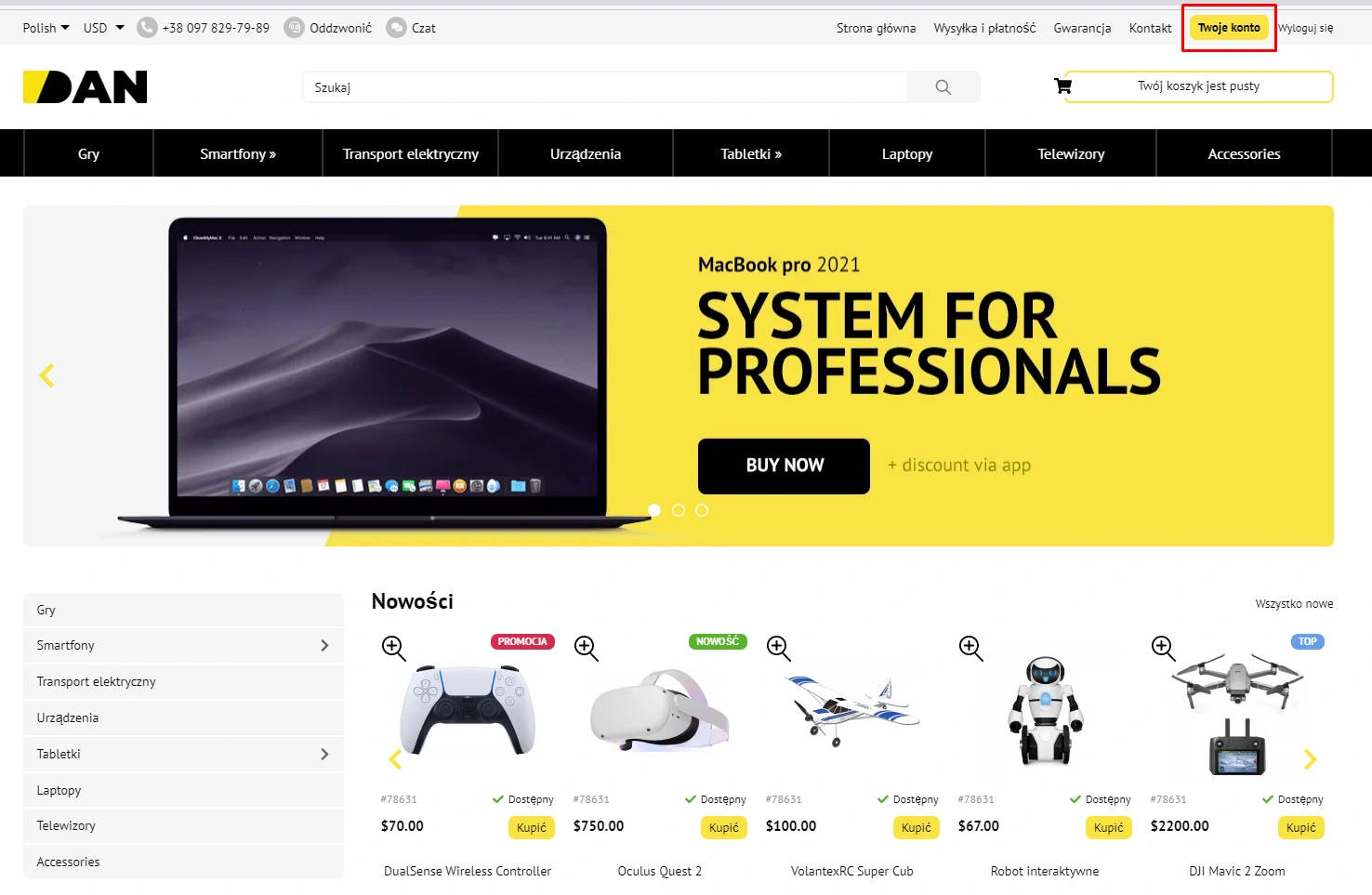 Wtyczka Gabinet klienta - na platformie do szybkiego tworzenia sklepów internetowych osCommerce Solomono - 3 Gabinet klienta - 3