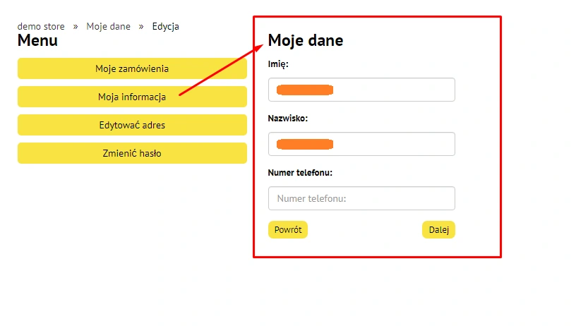 Wtyczka Gabinet klienta - na platformie do szybkiego tworzenia sklepów internetowych osCommerce Solomono - 5 Gabinet klienta - 5