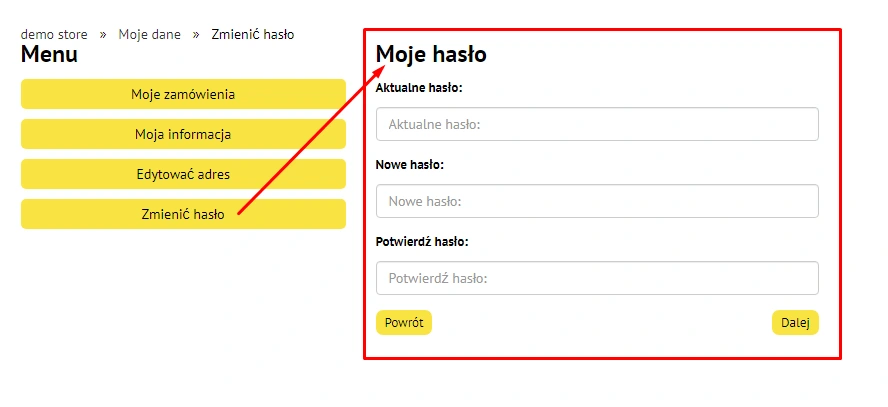 Wtyczka Gabinet klienta - na platformie do szybkiego tworzenia sklepów internetowych osCommerce Solomono - 7 Gabinet klienta - 7