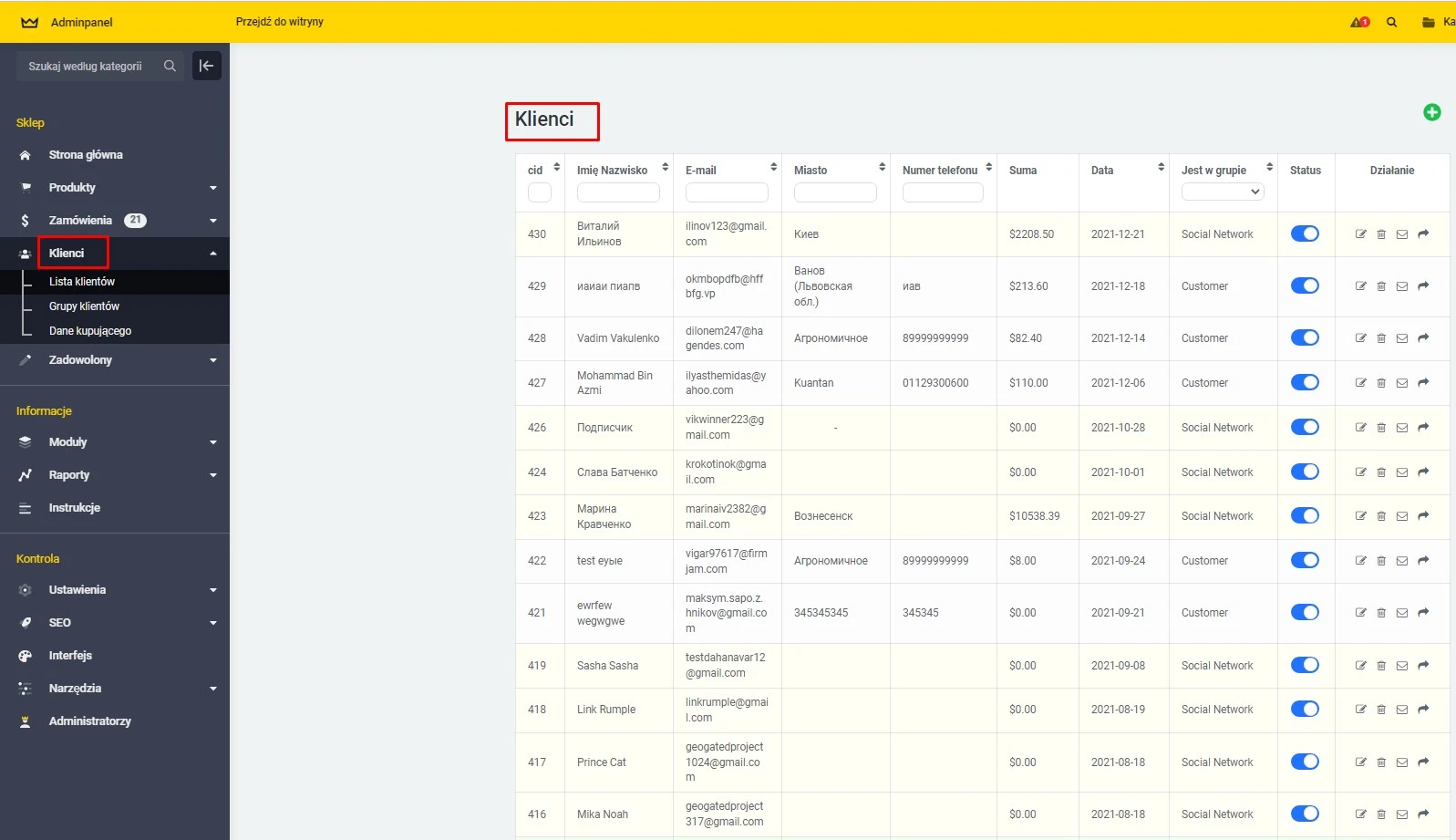 Nowy ajax-wniosek klienta + ajax-edycja klienta - 1