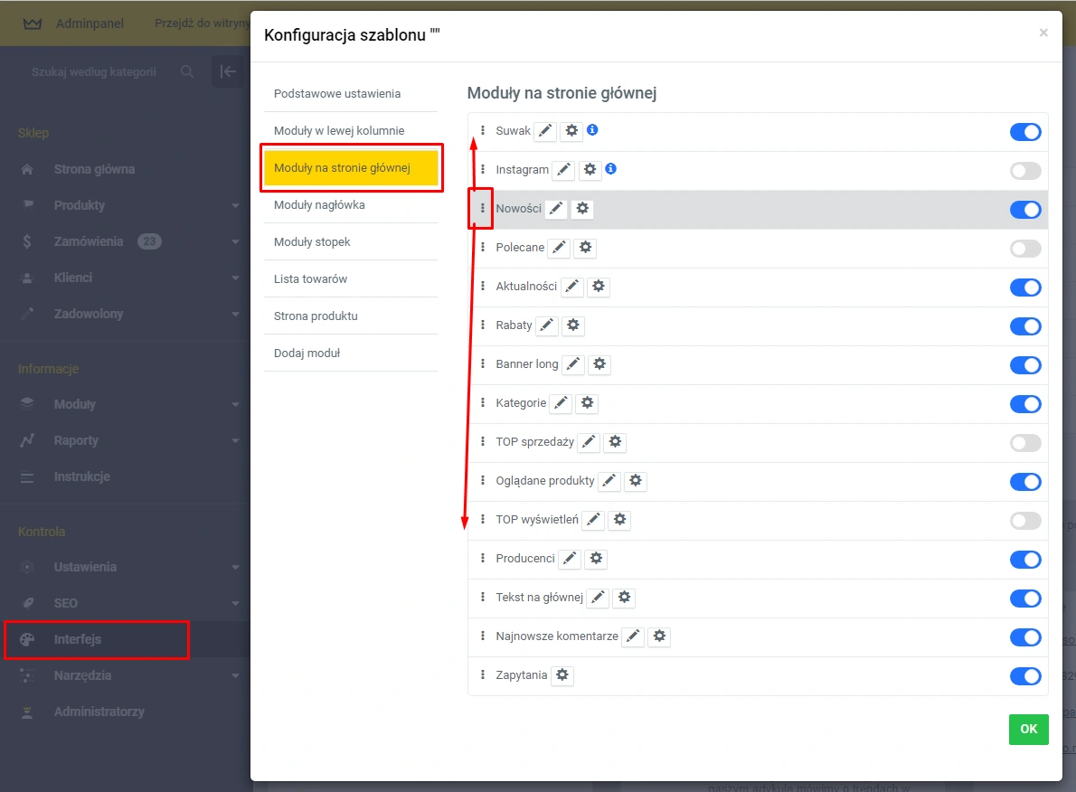 Wtyczka Aktualności - na platformie do szybkiego tworzenia sklepów internetowych osCommerce Solomono - 2 Aktualności - 2