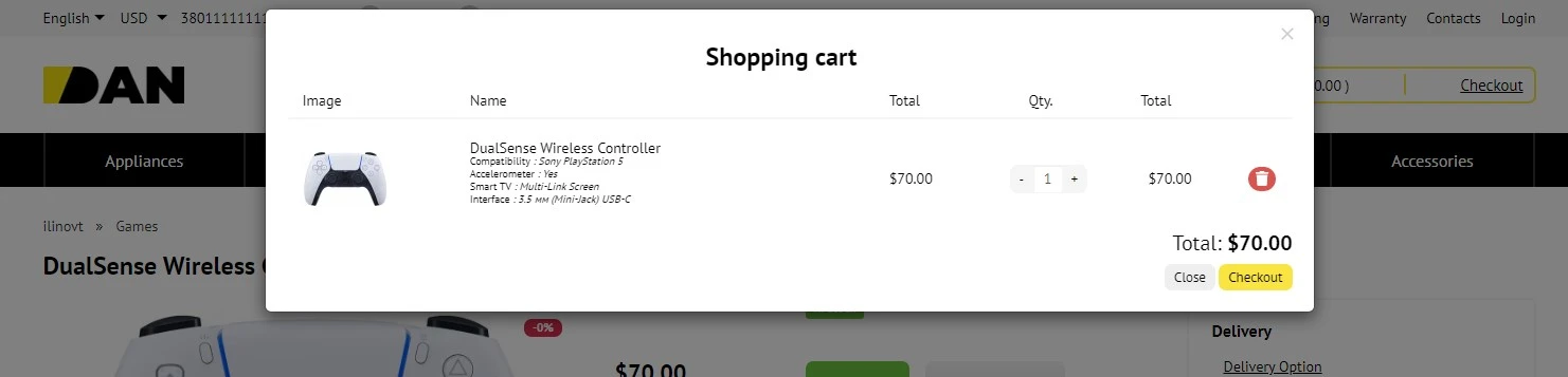 One-page checkout - 1