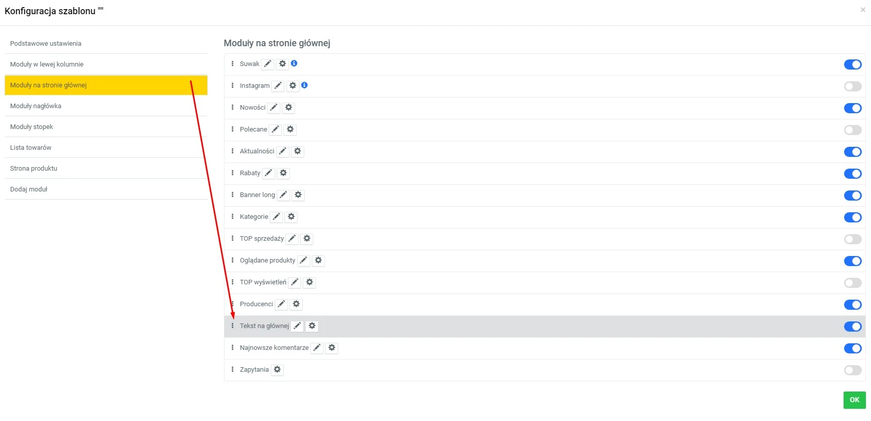Wtyczka Wniosek edytowanego tekstu na stronie głównej - na platformie do szybkiego tworzenia sklepów internetowych osCommerce Solomono - 2 Wniosek edytowanego tekstu na stronie głównej - 2