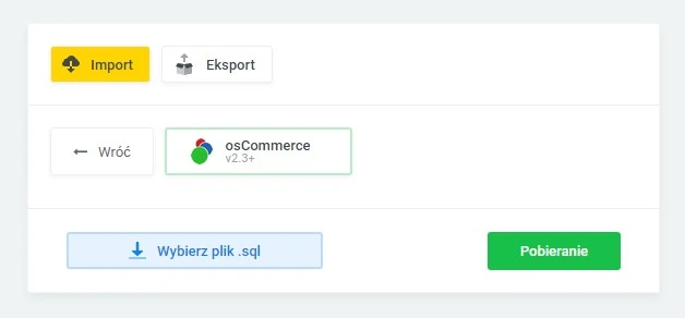 Migracja bazy danych (osCommerce) - 3