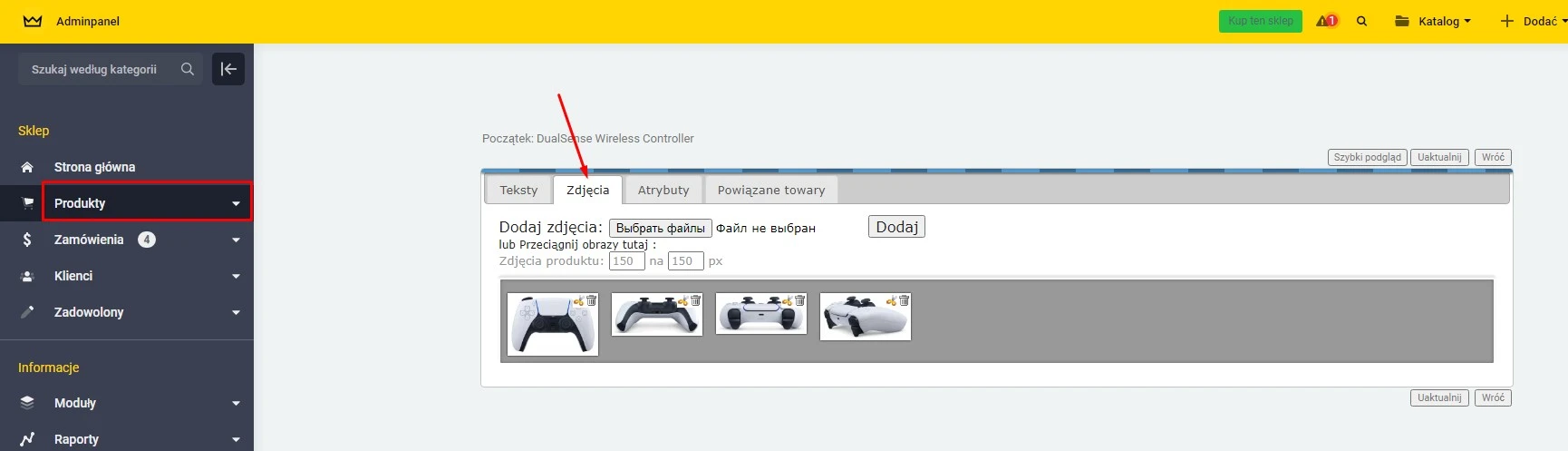 Wtyczka Slider zdjęć produktu - na platformie do szybkiego tworzenia sklepów internetowych osCommerce Solomono - 2 Slider zdjęć produktu - 2