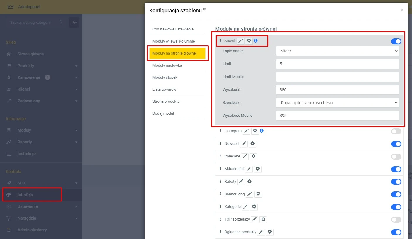 Wtyczka Slider zdjęć na stronie głównej - na platformie do szybkiego tworzenia sklepów internetowych osCommerce Solomono - 2 Slider zdjęć na stronie głównej - 2