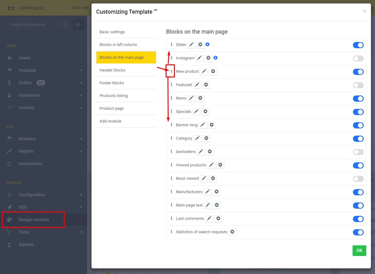 Editable store boxes - 1