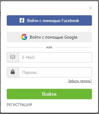 Авторизации (Google, Facebook) - 1